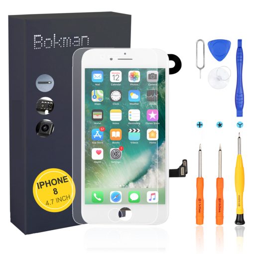 bokman for iPhone 8 White Screen Replacement Parts Full Display Assembly - Imagen 2