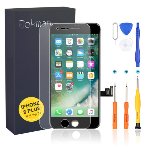 bokman for iPhone 8 Plus Black Screen Replacement Parts Display Assembly - Imagen 2