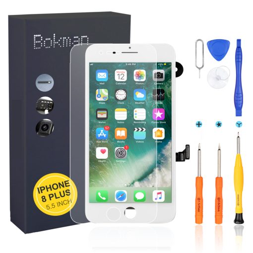 bokman for iPhone 8 Plus White Screen Replacement Parts Full Display Assembly - Imagen 2