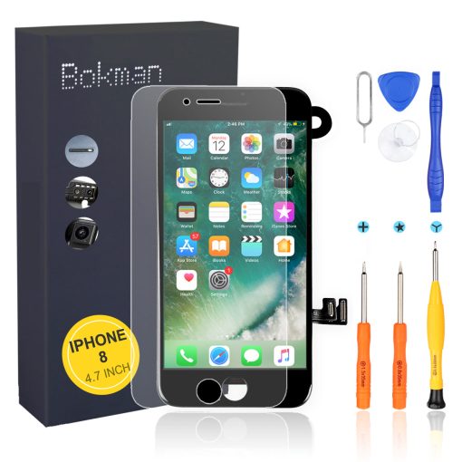 bokman for iPhone 8/SE 2020 Black Screen Replacement Parts Full Display Assembly - Imagen 2