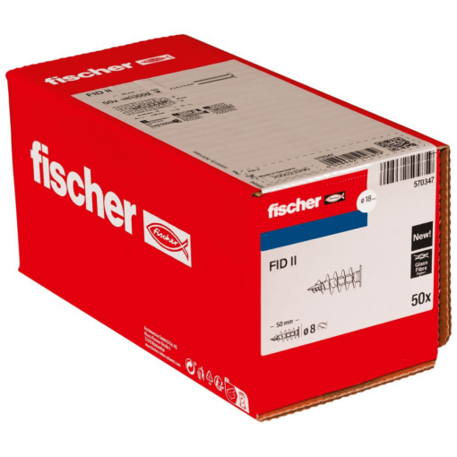 Taco para Aislamiento FID II fischer | Máxima Seguridad en Aislantes (50 uds) - Imagen 2