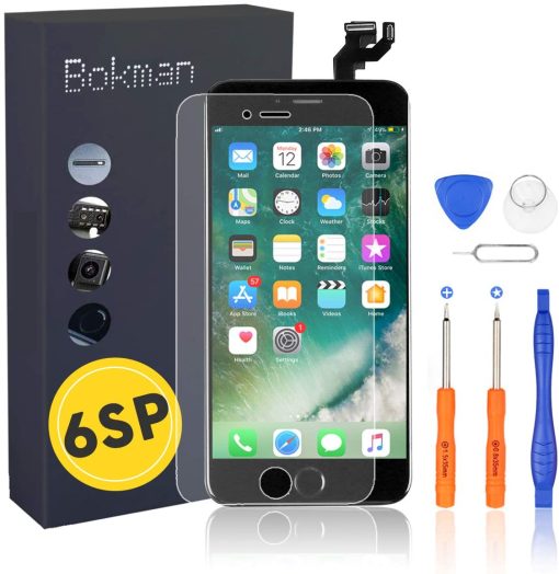bokman for iPhone 6s Plus Black Screen Replacement Parts Full Display Assembly - Imagen 2