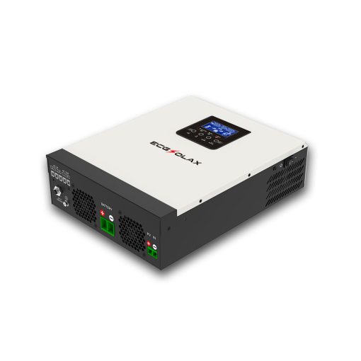 3000VA DC 24V Single Phase AC 220V Hybrid Pure Sine Wave PWM Inverter Charger - Imagen 2