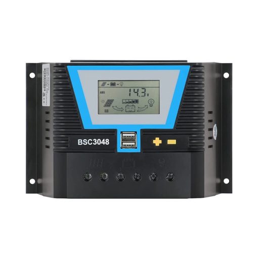 30Amp 12V/24V/36V/48V PWM Solar Charge Controller