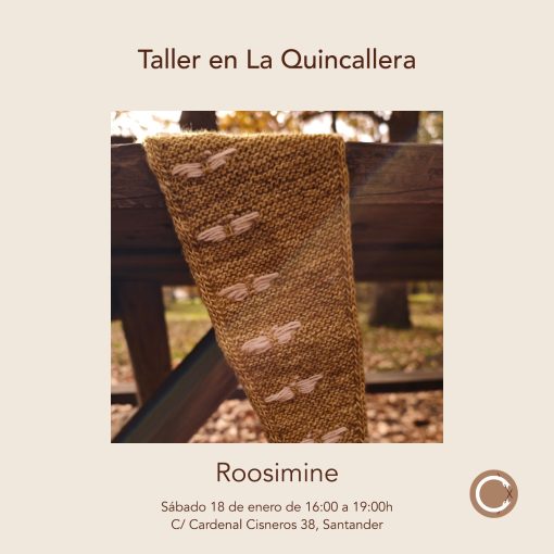 Taller de Roosimine con Carmen García de Mora
