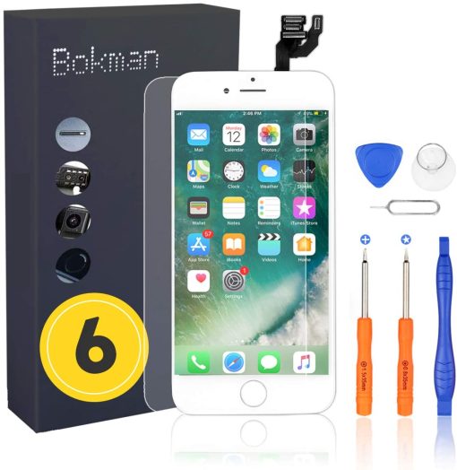 bokman for iPhone 6 White Screen Replacement Parts Full Display Assembly - Imagen 2