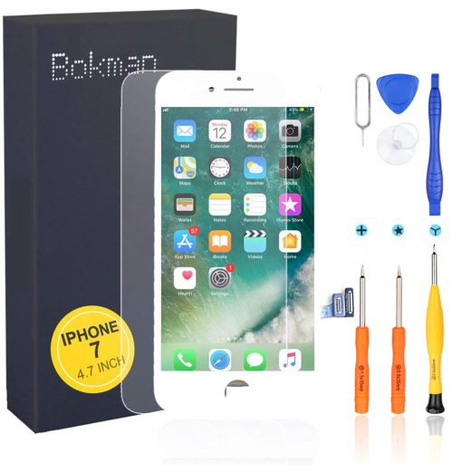 bokman for iPhone 7 White Screen Replacement Parts Display Assembly - Imagen 2