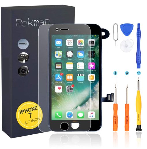 bokman for iPhone 7 Black Screen Replacement Parts Full Display Assembly - Imagen 2