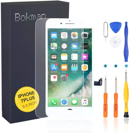 bokman for iPhone 7 Plus White Screen Replacement Parts Display Assembly - Imagen 2