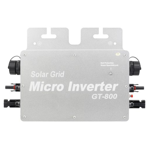 800W AC 220V  On-Grid Wifi Micro Solar Inverter Single Phase - Silver