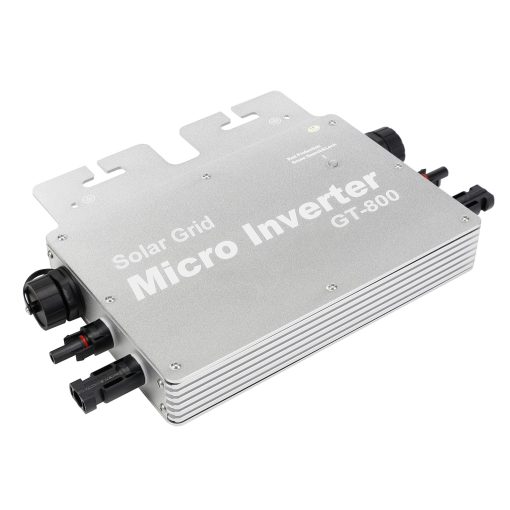800W AC 220V  On-Grid Wifi Micro Solar Inverter Single Phase - Silver - Imagen 2