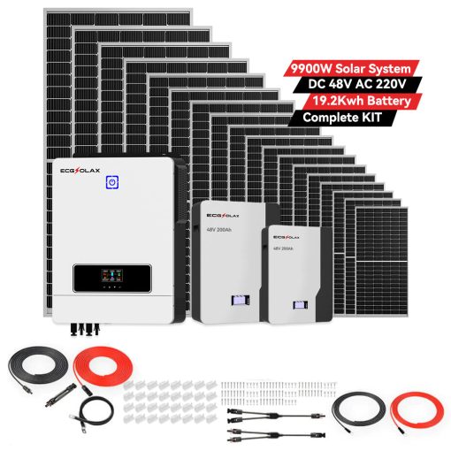 Complete Off-Grid Solar Kit - 9900W 48V - Imagen 2
