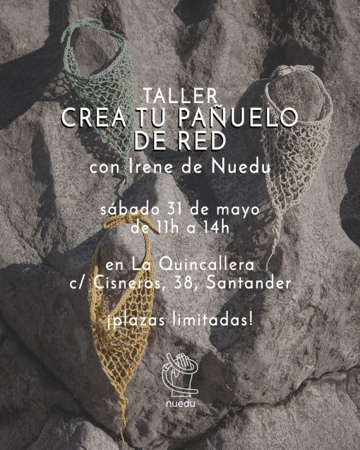 TALLER Crea tu pañuelo de Red, con Irene Trapote.