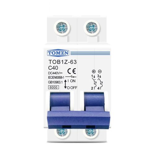 AC Circuit Breaker 32A for hybrid solar inverters