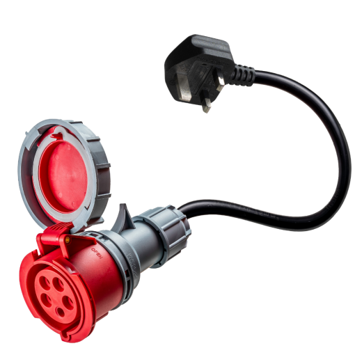 32A de 5 polos CEE a tipo G adaptador para Reino Unido