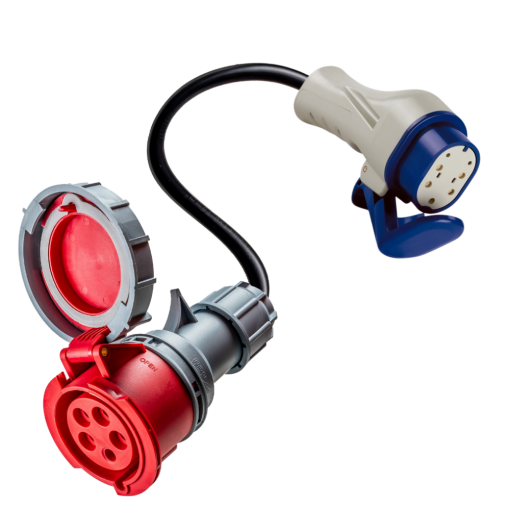 Adaptador de 32A de 5 polos a Tipo 3