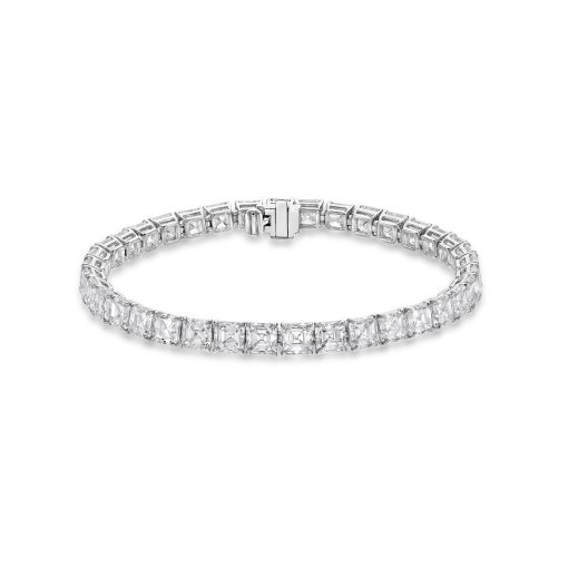 Asscher Tennis Bracelet