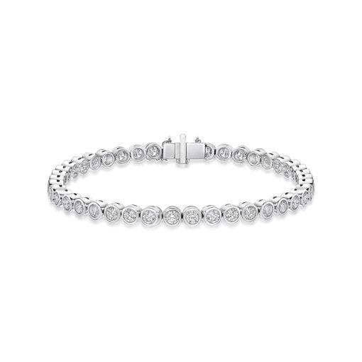Bezel Tennis Bracelet