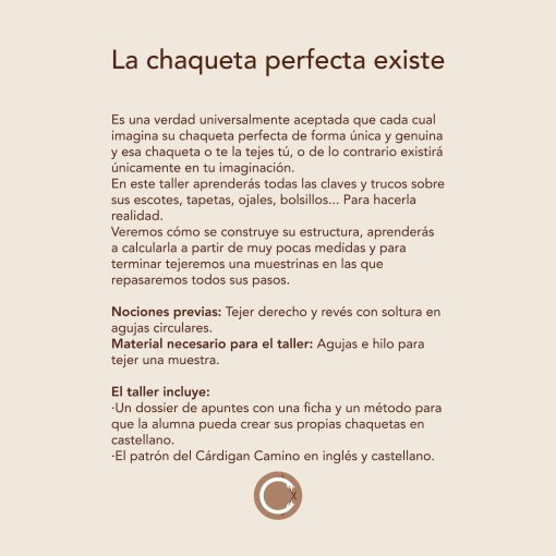 Taller “La chaqueta perfecta existe” con Carmen García de Mora - Imagen 2