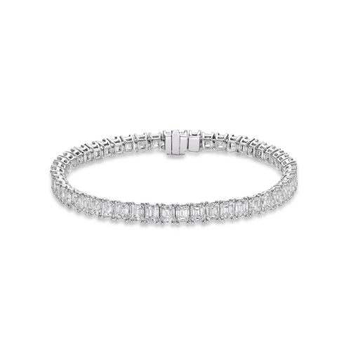 Emerald Cut Tennis Bracelet