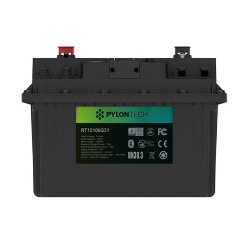 Batería de litio LiFePO4 Pylontech RT12100G31 100Ah 12V con BMS integrado 6000 ciclos - Imagen 2