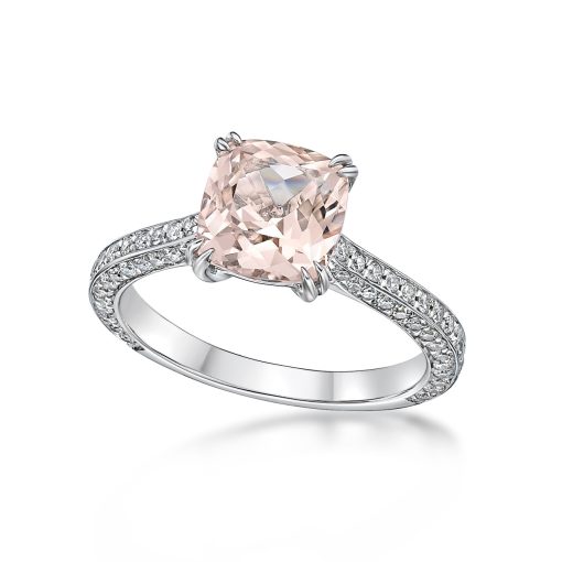 Morganite celebration ring