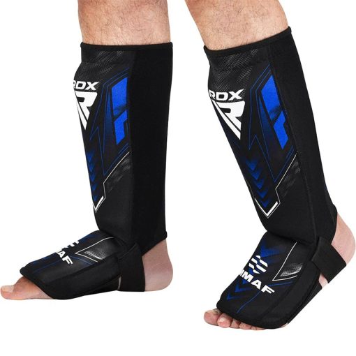 Protectores de empeine de neopreno RDX aprobados por IMMAF en color azul - Imagen 2