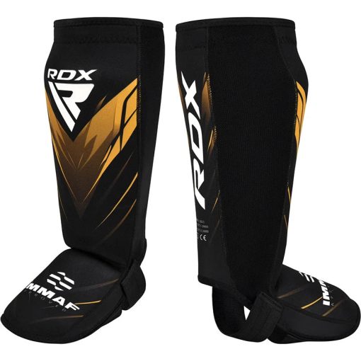 Protectores de empeine de neopreno RDX aprobados por IMMAF, dorados - Imagen 2