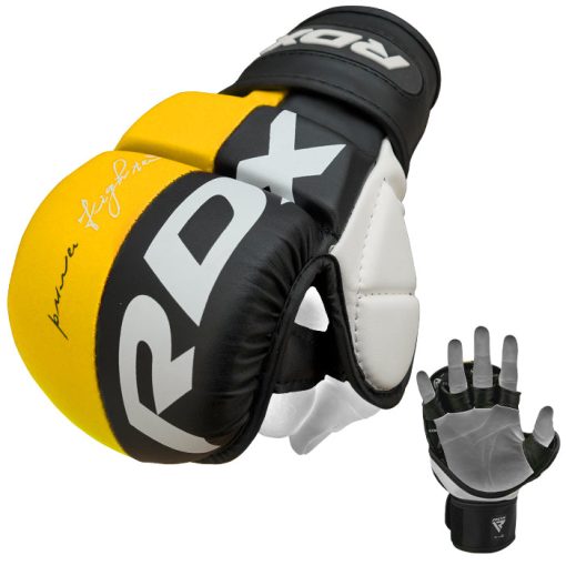 Guantes de combate MMA RDX T6 de 7 oz