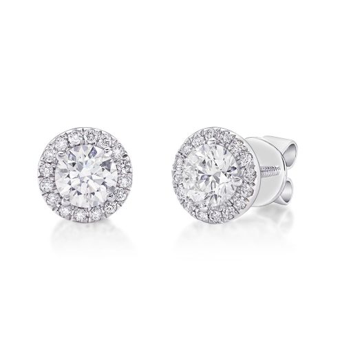 Ryder Signature Halo Stud Earrings Fixed