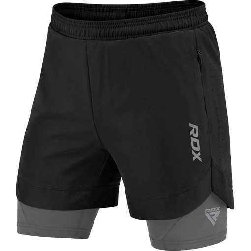 Pantalones cortos de compresión MMA T16 2 en 1