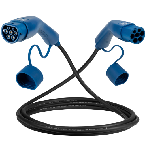 Tipo 2 | 1 fase | 16A | 3,7kW cable de carga