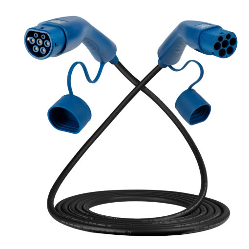 Tipo 2 | 1 fase | 32A | 7,4 kW cable de carga