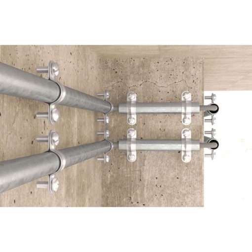 Abrazadera fischer de metal para tubo AM 25 - Imagen 2