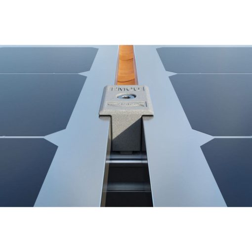 Abrazadera o grapa central univeral para módulos fotovoltaicos PMC-U fischer (10 unidades) - Imagen 2