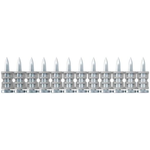 Clavos Disparo Estándar 40mm para clavadora eléctrica de clavos FGC 100, Apto para hormigón BLANDO ( C 30/37),  1.008 uds, Gris