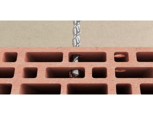 Broca fischer SDS Pointer U 16/200/260 para teja en instalación solar - Imagen 2
