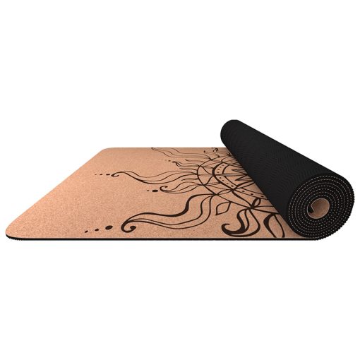 Esterilla de yoga de corcho RDX D2 de 6 mm