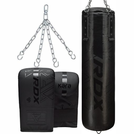 Juego de saco de boxeo y guantes 3 en 1 RDX F6 KARA de 4 pies y 5 pies - Imagen 2