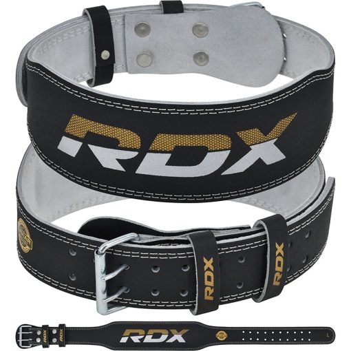 Cinturón de levantamiento de pesas de cuero de 4 pulgadas RDX - Imagen 2