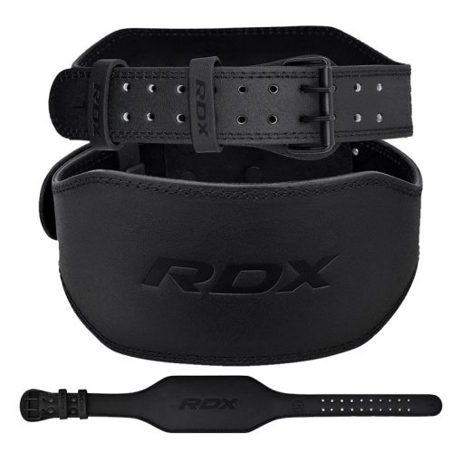 Cinturón de cuero para gimnasio RDX de 6 pulgadas