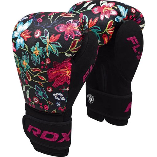 Guantes de boxeo con diseño floral RDX FL3 - Imagen 2