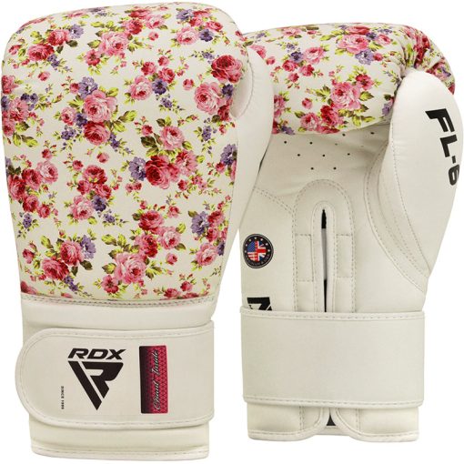 Guantes de boxeo con diseño floral RDX FL6