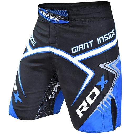 Pantalones cortos de combate MMA RDX R7 en negro y azul
