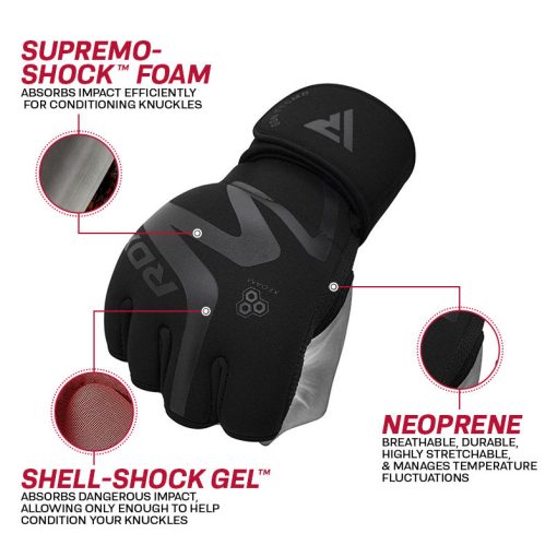 Guantes interiores RDX T15 Noir - Imagen 2