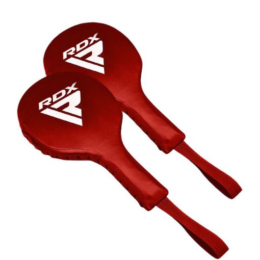 Paletas de boxeo para entrenamiento RDX T1, color rojo