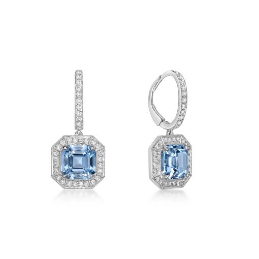 Galene Earrings -Asscher cut