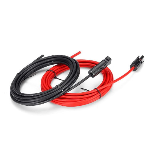 9M 6mm² Solar Panel Wire Extension with MC4 photovoltaic solar connector red&black