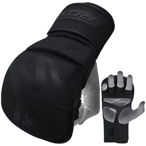 Guantes de combate MMA RDX T15 Noir de 7 oz