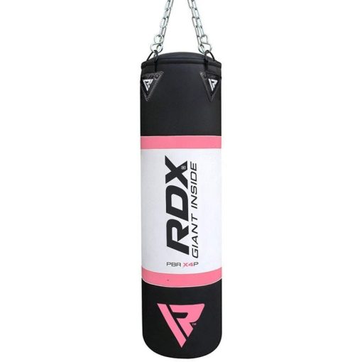 Saco de boxeo 4 en 1 RDX X4 de 4 pies con guantes y soporte de pared, sin relleno - Imagen 2